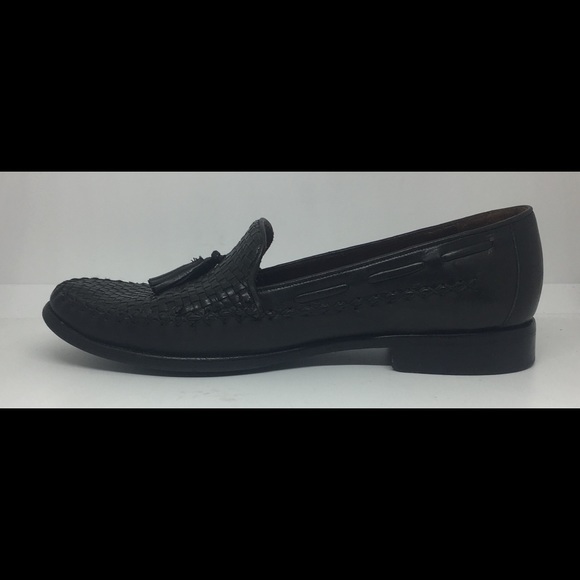 COLE HAAN Black Women's Woven Loafers Size 8 AA - Picture 2 of 8